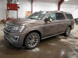 Salvage cars for sale from Copart Center Rutland, VT: 2018 Ford Expedition Max Limited