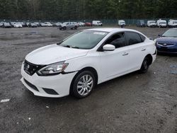 Salvage cars for sale from Copart Graham, WA: 2018 Nissan Sentra S