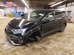 Salvage cars for sale at Wheeling, IL auction: 2022 Honda CR-V EXL