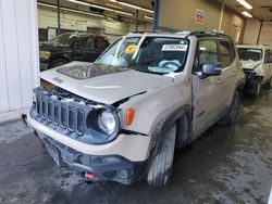 Jeep Renegade salvage cars for sale: 2017 Jeep Renegade Trailhawk