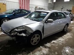 Salvage cars for sale at Des Moines, IA auction: 2006 Honda Accord EX