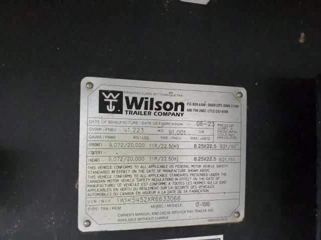 2024 Wilson Trailer