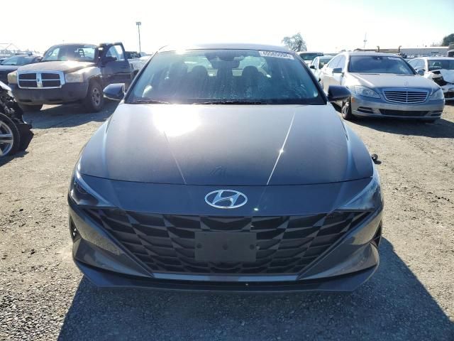 2023 Hyundai Elantra Blue