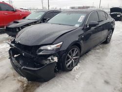 Salvage cars for sale at Elgin, IL auction: 2018 Lexus GS 350 Base