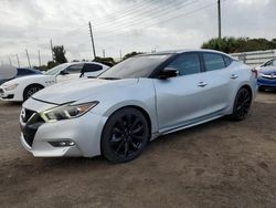 Salvage cars for sale at Miami, FL auction: 2018 Nissan Maxima 3.5S