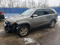 Salvage cars for sale from Copart Atlantic Canada Auction, NB: 2015 KIA Sorento LX
