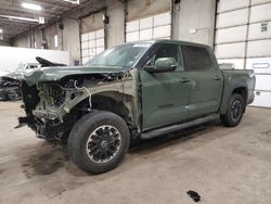 Salvage cars for sale from Copart Blaine, MN: 2022 Toyota Tundra Crewmax SR