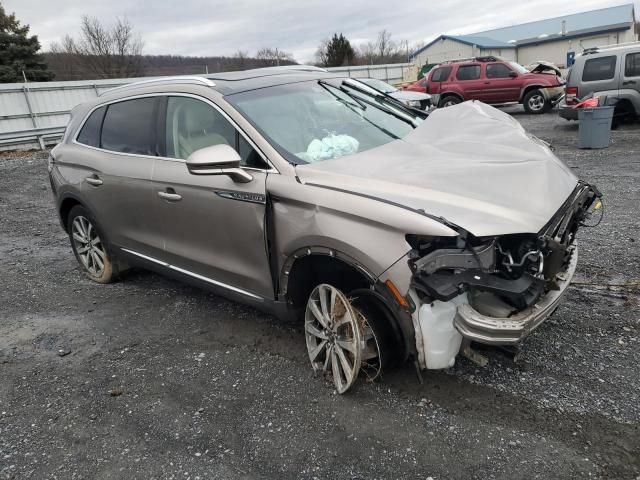 2019 Lincoln Nautilus Select