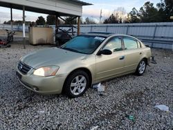 Salvage cars for sale at Memphis, TN auction: 2003 Nissan Altima Base