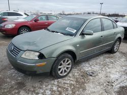 Salvage cars for sale at Indianapolis, IN auction: 2014 Volkswagen Passat GLS