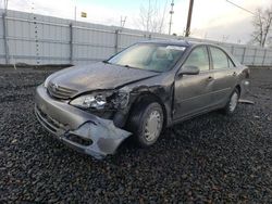 Salvage cars for sale from Copart Portland, OR: 2002 Toyota Camry LE