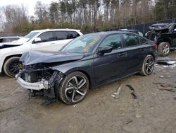 Salvage cars for sale at Waldorf, MD auction: 2024 Honda Civic Sport