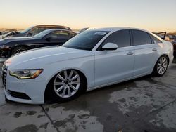 Salvage cars for sale at Grand Prairie, TX auction: 2015 Audi A6 Premium Plus