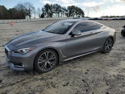 Salvage cars for sale at Loganville, GA auction: 2021 Infiniti Q60 Luxe