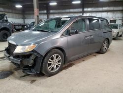 Vehiculos salvage en venta de Copart Des Moines, IA: 2012 Honda Odyssey EXL