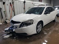 Vehiculos salvage en venta de Copart Elgin, IL: 2008 Pontiac G6 Value Leader