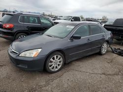 Salvage cars for sale from Copart Tucson, AZ: 2007 Honda Accord LX