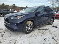 Salvage cars for sale from Copart Candia, NH: 2022 Toyota Highlander XLE