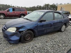 Honda salvage cars for sale: 2005 Honda Civic LX