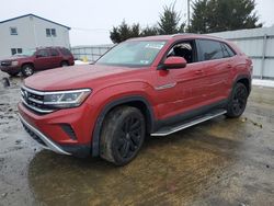 Salvage cars for sale from Copart Windsor, NJ: 2022 Volkswagen Atlas Cross Sport SE