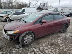 Salvage cars for sale from Copart Bridgeton, MO: 2012 Honda Civic LX