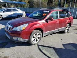 Salvage cars for sale from Copart Savannah, GA: 2011 Subaru Outback 2.5I Limited