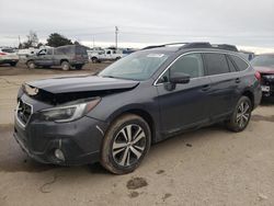 Salvage cars for sale at Nampa, ID auction: 2019 Subaru Outback 2.5I Limited