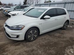 Salvage cars for sale at Bowmanville, ON auction: 2017 Volkswagen E-GOLF SEL Premium