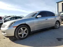 Salvage cars for sale at Duryea, PA auction: 2003 Infiniti G35