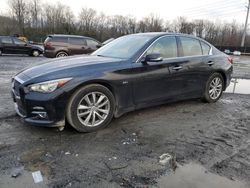 Salvage cars for sale from Copart Waldorf, MD: 2017 Infiniti Q50 Premium