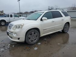 GMC Acadia DEN salvage cars for sale: 2012 GMC Acadia Denali