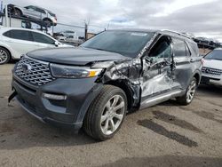 Salvage cars for sale at Albuquerque, NM auction: 2020 Ford Explorer Platinum