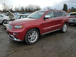 Jeep Grand Cherokee salvage cars for sale: 2014 Jeep Grand Cherokee Summit