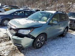 Subaru Forester salvage cars for sale: 2018 Subaru Forester 2.5I Premium