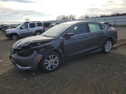 Salvage cars for sale at Anderson, CA auction: 2015 Chrysler 200 Limited