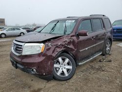 Salvage cars for sale from Copart Kansas City, KS: 2015 Honda Pilot Touring