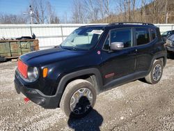 Jeep Renegade Trailhawk salvage cars for sale: 2016 Jeep Renegade Trailhawk