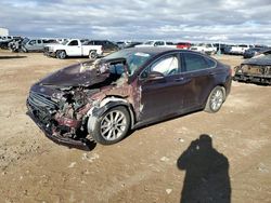 Salvage cars for sale from Copart Amarillo, TX: 2017 Ford Fusion SE