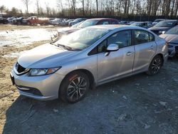 Salvage cars for sale at Waldorf, MD auction: 2013 Honda Civic EX