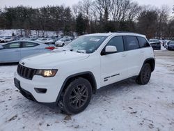 Salvage cars for sale from Copart North Billerica, MA: 2017 Jeep Grand Cherokee Laredo