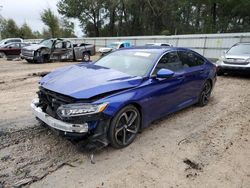 Salvage cars for sale from Copart Midway, FL: 2020 Honda Accord Sport