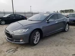 Salvage cars for sale at Lumberton, NC auction: 2013 Tesla Model S