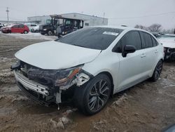 Salvage cars for sale at Chicago Heights, IL auction: 2022 Toyota Corolla SE