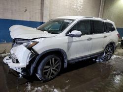 Salvage cars for sale at Woodhaven, MI auction: 2016 Honda Pilot Touring