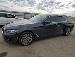 Salvage cars for sale from Copart Fresno, CA: 2021 BMW 530 I