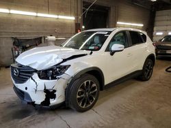 Salvage cars for sale from Copart Angola, NY: 2016 Mazda CX-5 GT