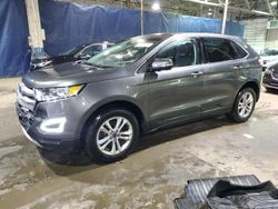 Salvage cars for sale at Woodhaven, MI auction: 2017 Ford Edge SEL