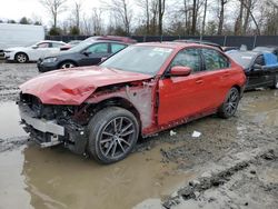 BMW 330XI salvage cars for sale: 2022 BMW 330XI