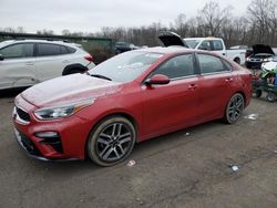 Salvage cars for sale from Copart Ellwood City, PA: 2019 KIA Forte GT Line