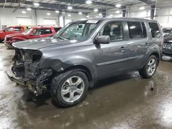 Salvage cars for sale from Copart Ham Lake, MN: 2012 Honda Pilot Exln
